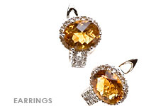 Birthstone Earrings, Gemstone Earrings