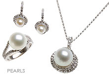 Pearl Sets, 2pc Pearl Sets, 3pc Pearl Sets, Jewelry Sets