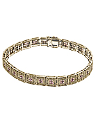 Pink sapphire bracelet 68746
