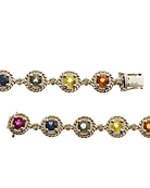 Rainbow Sapphire bracelet 75593