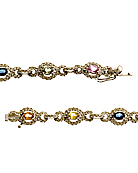 Rainbow Sapphire bracelet 87206