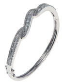 LaMonir cuff bracelet 154 round diamonds 
