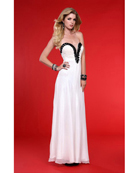 BG Haute Long One Shoulder Dress Embroidered Glittering Material E28044
