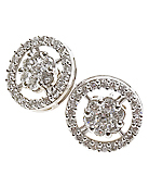 Diamond earrings 86413