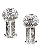 Diamond earrings Brilliant pair of huggy style earrings 88013