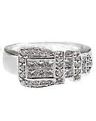 Diamond ring buckle design 85331